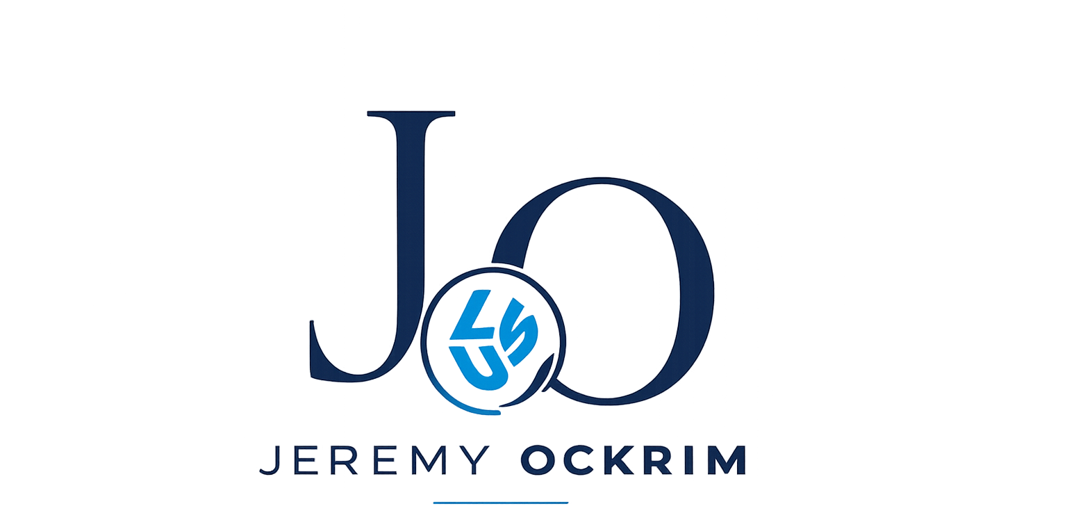 Mr Jeremy Ockrim — JO monogram with the London Urology Specialists mark